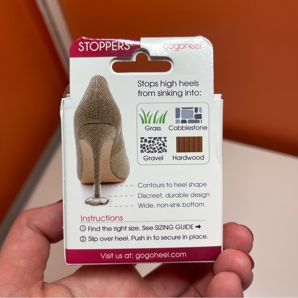 GoGoHeel STOPPERS Heel Protectors - Stops Sinking into Grass (Small) - Picture 9 of 13